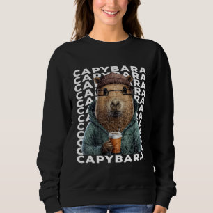 Cute Capybara Women Kids Capybara Sweatshirt