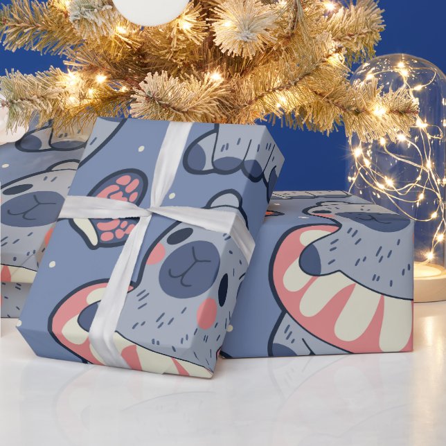 Cute Capybara Wrapping Paper (Holidays)