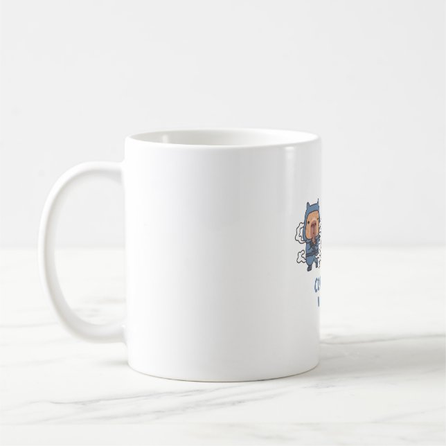 Cute Capybaras Ninja Copybara Ninjutsu Coffee Mug (Left)