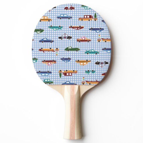 Cute Car Sketch: Simple Seamless Ping Pong Paddle