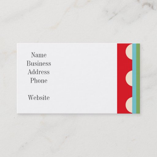 Customizable Cute Car Transportation Theme Baby Kids Gifts Business Card Template