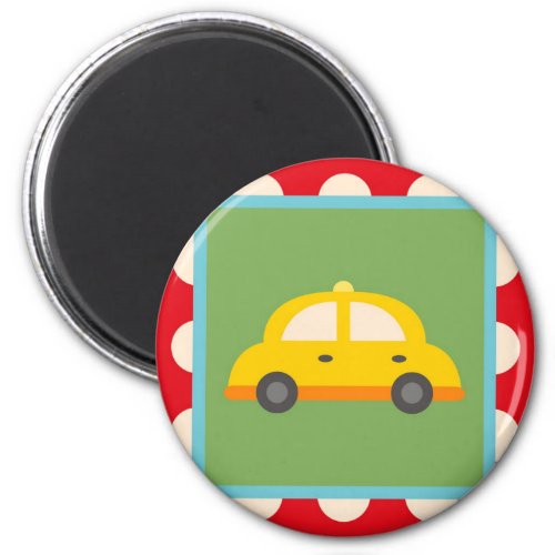 Cute Car Transportation Theme Baby Kids Gifts Magnet