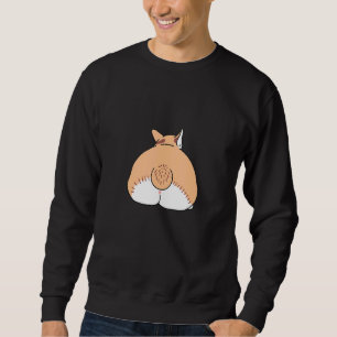 Cute Cardigan Pembroke Welsh Corgi Butt Dog Puppy Sweatshirt