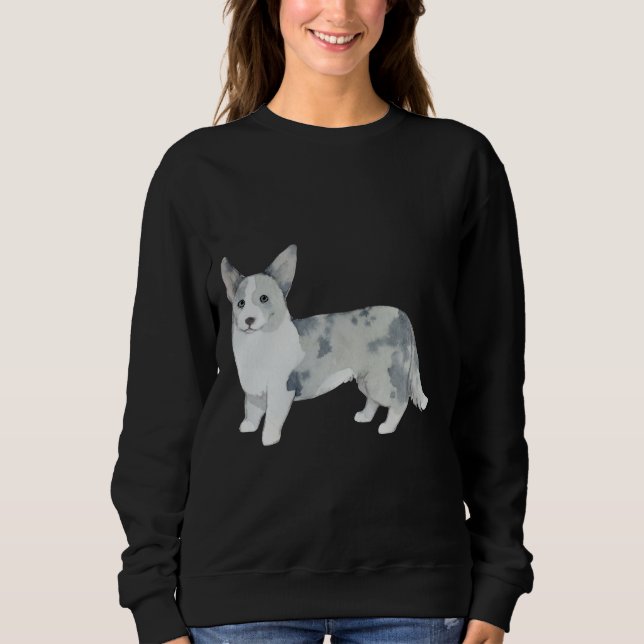 Cute Cardigan Welsh Corgi Puppy For Dog Sweatshirt (Front)
