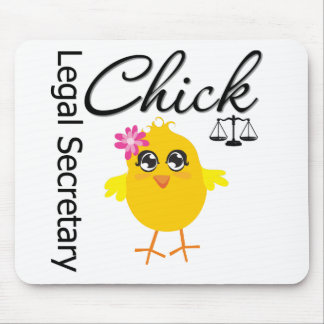 Cute Career Chick - Legal Secretary Mouse Pad