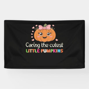 Cute Caring For the Cutest Little Pumpkins Nurse H Banner