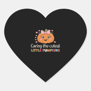 Cute Caring For the Cutest Little Pumpkins Nurse H Heart Sticker