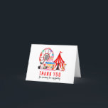 Cute Carnival Circus Show Clowns Balloons Birthday Thank You Card<br><div class="desc">Cute Carnival Circus Show Clowns Balloons Birthday Thank You Card</div>