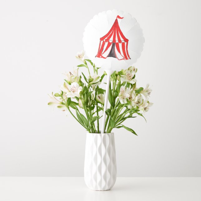 Cute carnival tent circus balloon centerpiece (Vase)