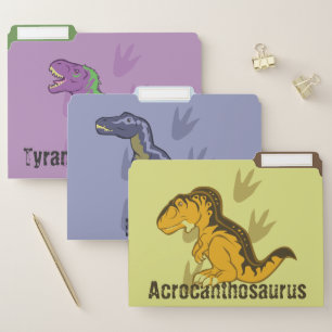 Cute Carnivores File Folder