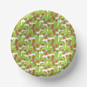 Cute Carnivorous Venus Flytrap Floral Pattern Paper Bowls