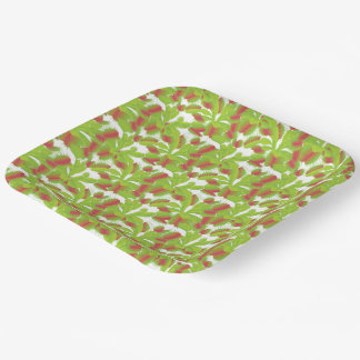 Cute Carnivorous Venus Flytrap Pattern Paper Plates