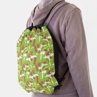 Cute Carnivorous Venus Flytraps Drawstring Bag