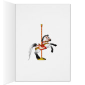 Cute Carousel Horse 1med Cards (Inside (Right))