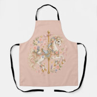 Cute Carousel Horse Vintage Art