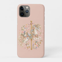 Cute Carousel Horse Vintage Art