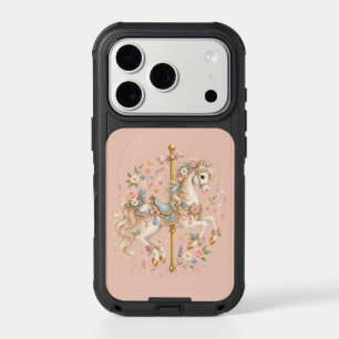 Cute Carousel Horse Vintage Art iPhone 17 Pro Case