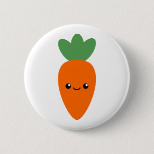 Cute Carrot Button