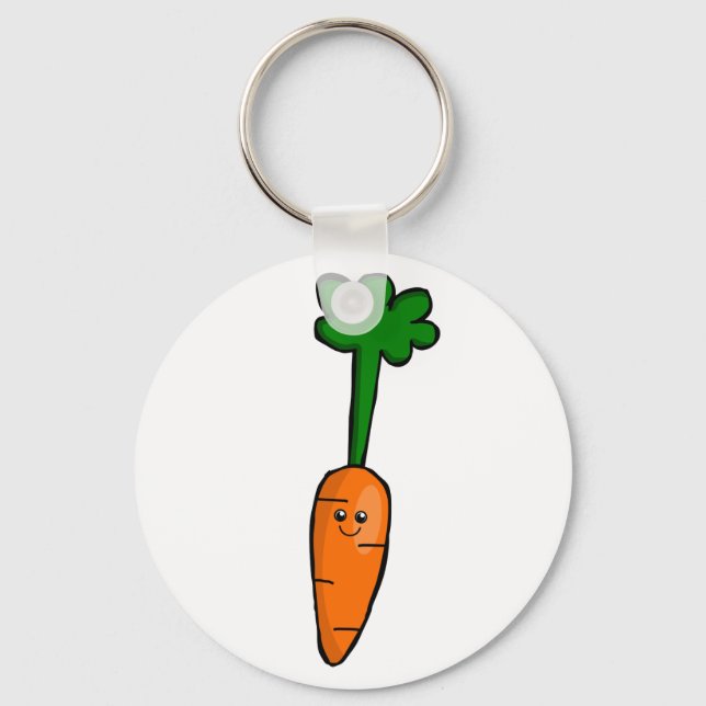 Cute Carrot Keychain (Front)