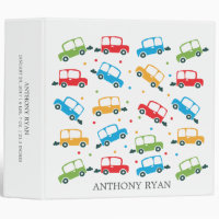 Cute Cars Boys Baby Photo Album