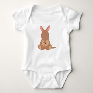 Cute Cartoon Aardvark Gift Baby Bodysuit