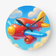 Cute Cartoon Airplane