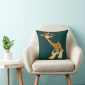 Cute Cartoon Ambling Giraffe Pillow (Chair)