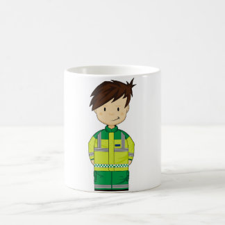 Cute Cartoon Ambulance EMT Coffee Mug