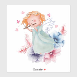 Cute Cartoon Angel Sticker