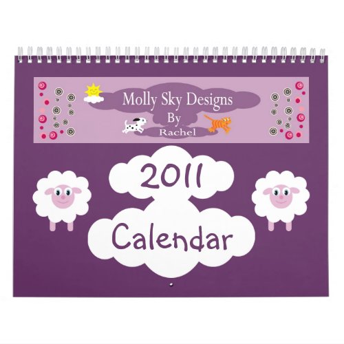 Cute Cartoon Animals  Children Illustrations Calendar