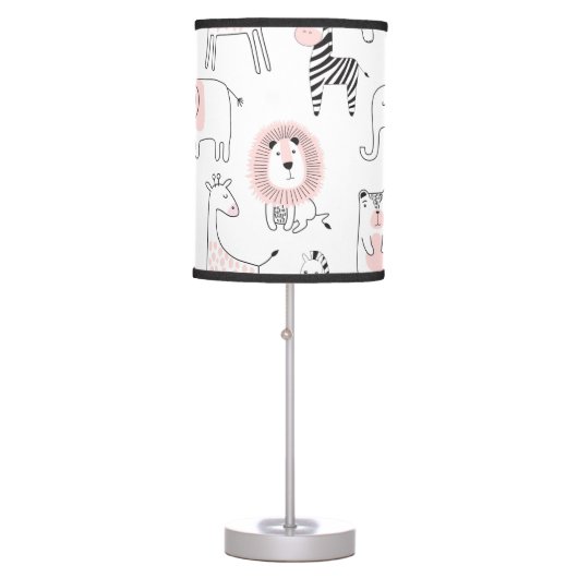 Cute Cartoon Animals Table Lamp (Front)