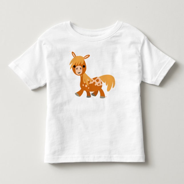Cute Cartoon Appaloosa Pony children T-shirt (Front)