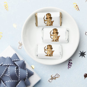 Cute Cartoon Artemis Baby Greek Goddess Hershey's Miniatures