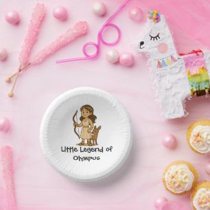Cute Cartoon Artemis Baby Little Legend of Olympus Paper Bowls