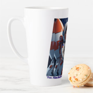 “Cute Cartoon Astronaut Rocket Kids Space Mug