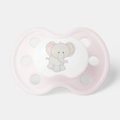 Cute Cartoon Baby Elephant Pacifier (Front)