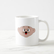 Cute Cartoon Baby Face Coffee Mug