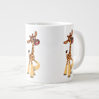 Cute Cartoon Baby Giraffe Jumbo Mug