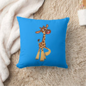 Cute Cartoon Baby Giraffe Pillow (Blanket)