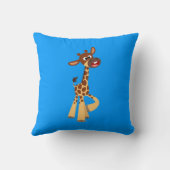 Cute Cartoon Baby Giraffe Pillow (Back)