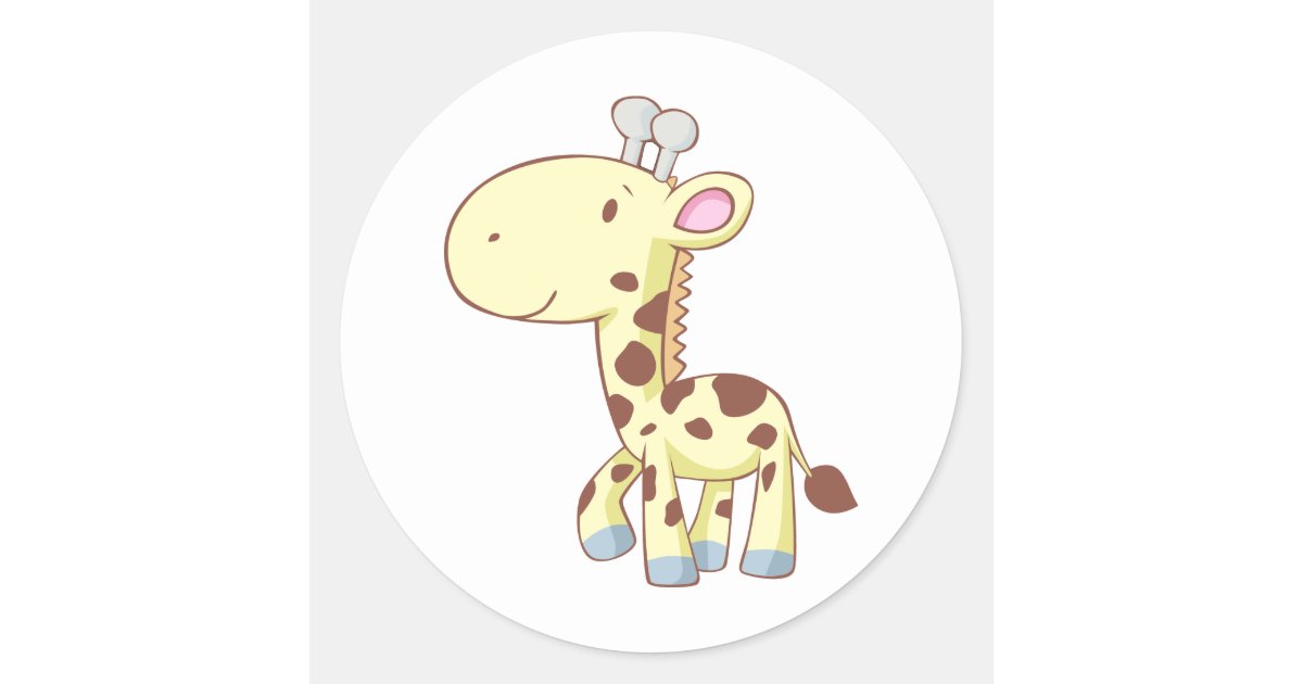 cute cartoon baby giraffe