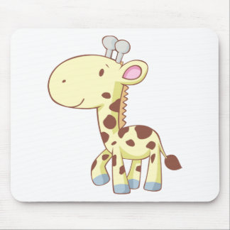 Cute Cartoon Baby Giraffe Shirts Mouse Pad