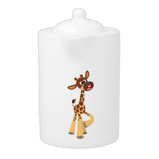Cute Cartoon Baby Giraffe Teapot