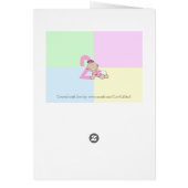 Cute Cartoon Baby Girl 1st Birthday (Back)