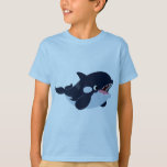 Cute Cartoon Baby Orca Children's T-Shirt