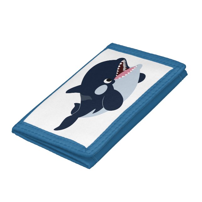 Cute Cartoon Baby Orca Photo Wallet (Bottom)