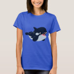 Cute Cartoon Baby Orca Women's T-Shirt