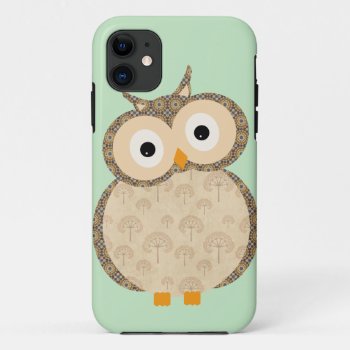 Cute Cartoon Baby Owl Iphone 5 Cases by In_case at Zazzle