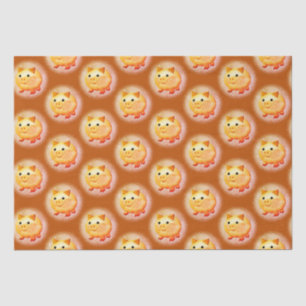 Cute Cartoon Baby Pig Painting Tissue Paper