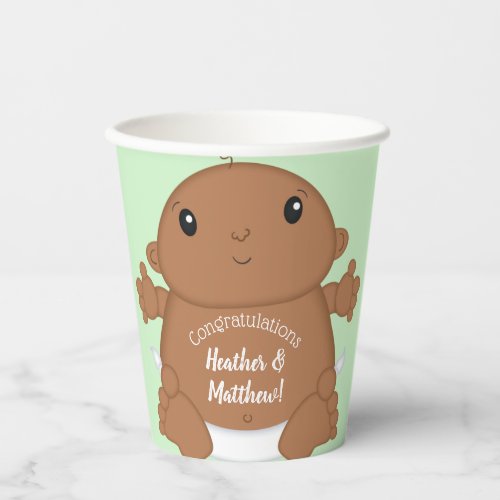 Cute Cartoon Baby Shower Paper Cups